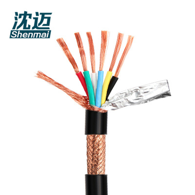 沈迈 铜芯软电线 ZR-RVVP-450/750V-6*0.75mm²/米