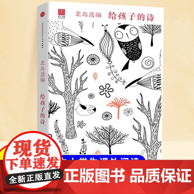 给孩子的诗北岛诗集正版三年级四五六年级小学生课外阅读书青少年儿童文学中国现代当代散文诗集适合中小学生看的课外书中信出版社