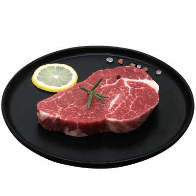 和为贵牛在舌尖安格斯谷饲手工原切m2牛排200g*5片