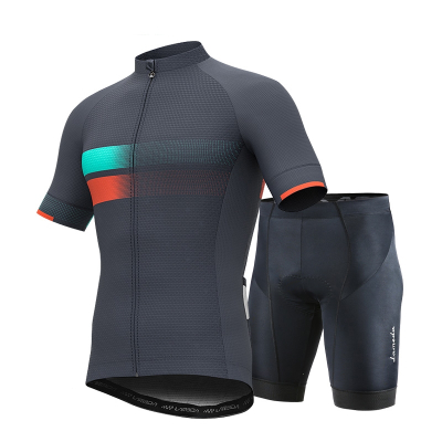  夏季骑行服闪电客短袖男短裤套装山地车单车衣服公路车自行车装备