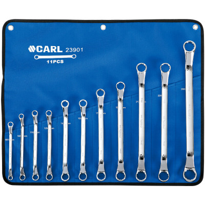 卡尔 航空级全抛光双梅花扳手组套