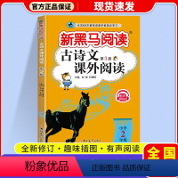 古诗文课外阅读 小学二年级 [正版]2024新黑马阅读古诗文课外阅读二年级上下全册注音版小学语文2年级古文诗词文言文全解