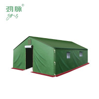 劲脉 露营/旅游/登山帐篷 户外工地帐篷 加高帆布地梁款-4.5*10 顶