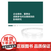 企业使命、董事会战略参与对治理绩效的影响研究 董斐然 著 山东大学出版社 财政金融 金融