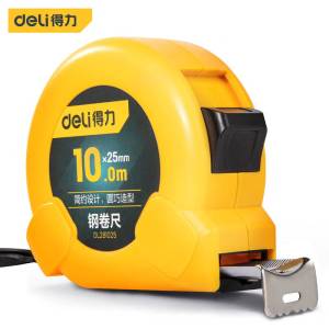 得力工具DL281025钢卷尺10m(单位:把)