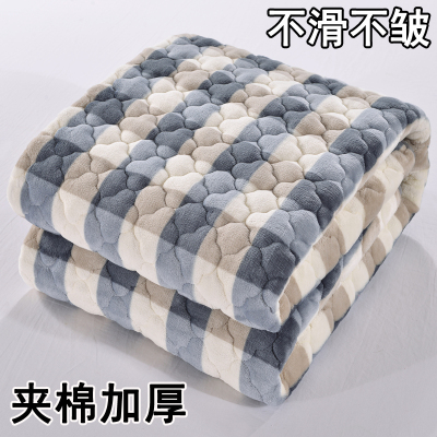 毛毛毯迷你小号婴儿盖腿加厚冬季短毛绒毯子床单冬天的保暖办公室