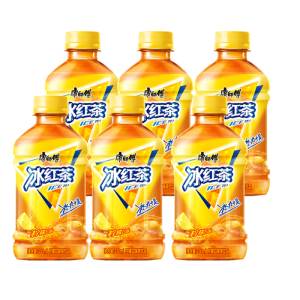 康师傅冰红茶小瓶装茶饮料330ml*6瓶夏季饮料好喝的