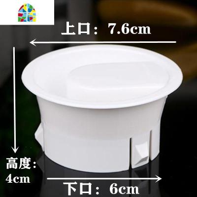 10个装白色盖子配件PC条纹八角塑料水壶盖子塑料扎壶通用凉水壶盖 FENGHOU 50个白盖无异味PP