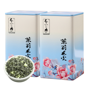 源御露茉莉毛尖新茶浓香型茉莉花茶广西横县原产茶叶散装罐装250克 250g