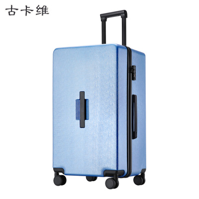 古卡维 拉杆箱 旅行箱 海蓝色34英寸拉链款9261F