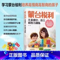 蒙台梭利儿童感官、语言和智力训练 [正版]蒙台梭利儿童感官、语言和智力训练 培养高情商高智商的孩子 0~5岁 早教系统训