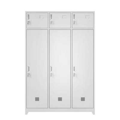 格具(GEJU) 钢制制式营具三门内务柜铁皮更衣柜1200*500*2000mm