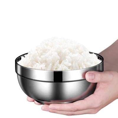 安立洁康 304不锈钢白金碗 18cm(个)