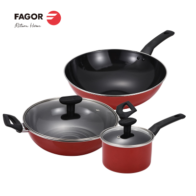 法格FAGOR 红典系列套装珐琅锅三件套FG-HHD03CHN