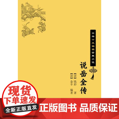 说岳全传(中华十大古典小说)新版 钱彩 中华书局 正版书籍