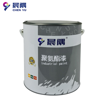 晨隅聚氨酯漆黑4kg/桶