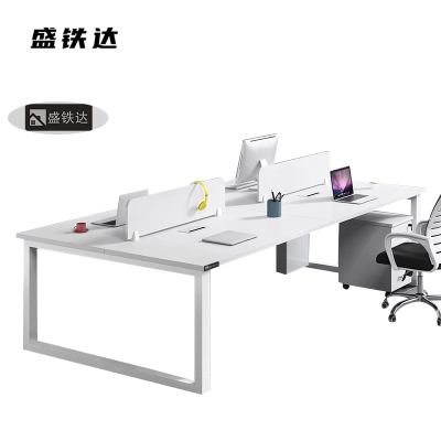 盛铁达 办公桌带线槽 3000*1200*750mm STD-XTBG11 张