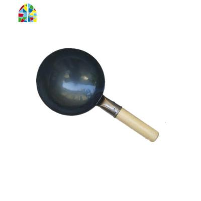 17/20/24/26/28厘米宝宝辅食迷你一人纯手工旅游无涂层小铁炒锅 FENGHOU 直径28厘米