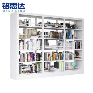 铭思达钢制书架双面1列3组5层组