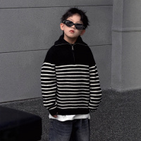 男童加厚毛衣秋冬款新款中大儿童加厚冬季打底衫男孩针织衫潮