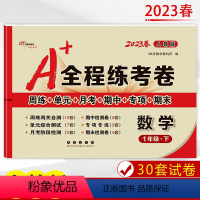 [正版]2023春 A+全程练考卷一年级下册数学人教版RJ 小学1年级试卷下册数学RJ版 周练+单元+月考+期中+专项
