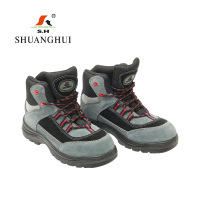 双惠防寒登杆鞋SY1525,颜色灰黑拼接,功能绝缘、防砸、耐磨,男女通款36-44码