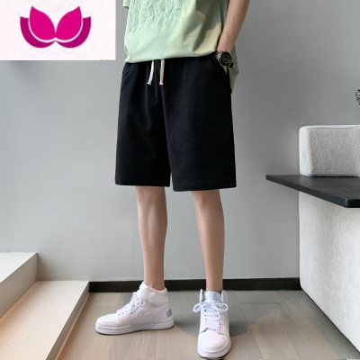 七斓休闲短裤男士夏外穿宽松潮流薄款五分裤跑步运动篮球裤沙滩裤