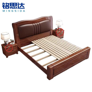 铭思达软包实木床