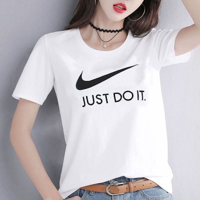 Nike耐克短袖女装2021夏季新款运动服透气休闲上衣T恤CI1384-100