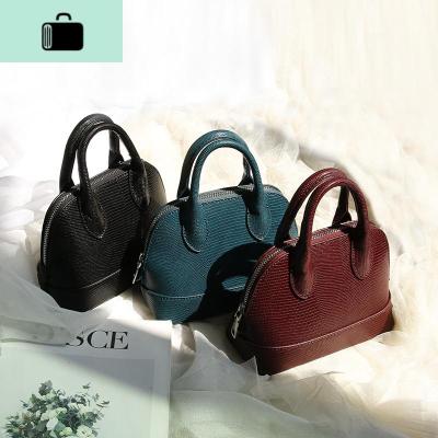 小众高级感贝壳包小包包女 2020新款潮百搭单肩斜挎包 质感手提包NEW LAKE女斜挎包