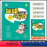 [正版]2022金牛耳小学语文阅读与写作120篇学霸训练三年级上下册合订本通用版综合写作古诗文古诗词现代文阅读组合练习