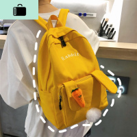 ins风书包女韩版高中小学生初中生少女可爱大容量卡通背包双肩包NEW LAKE