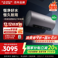 AO史密斯60升电热水器 国家补贴 金圭内胆 双棒分离速热 免换镁棒 免清洗 E60ED8