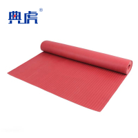 典虎 绝缘地垫 红色条纹 35kv 10米*1米*10mm 卷