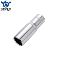 立伟铁牛1/2长梅花套筒19mm/个