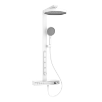 瑞尔特R&T智能圆形带升降S60淋浴套装节水2级花洒设计典雅
