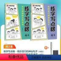 练字写点啥2本套+钢笔墨囊 [正版]抖音同款字帖练字成年正楷练字写点啥初高中学生成人古诗词楷书硬笔书法临摹钢笔练字帖