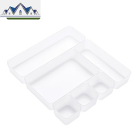 抽屉收纳盒分格整理盒自由组合分隔板厨房餐具柜子桌面储物格子 三维工匠