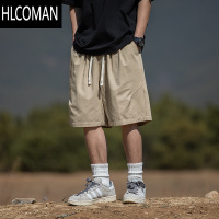 HLCOMAN夏季山系透气工装短裤复古高街潮牌裤子美式宽松百搭休闲工装裤男