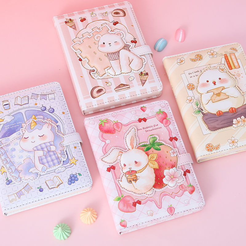 36k可爱少女心手帐本ins高颜值手账笔记本本子学生仙女记事本闺蜜