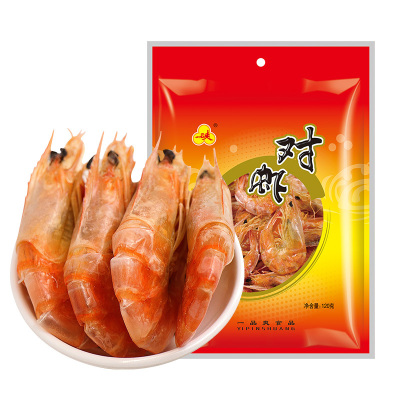 一品爽烤虾干对虾干海鲜水产干货虾米干海米干淡干海虾休闲虾干120g