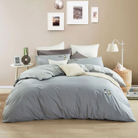 罗莱家纺纯棉四件套1.8m双人床单款舒适亲肤床品套装