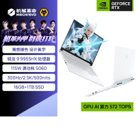 机械革命(MECHREVO)蛟龙16Pro 2025款 16英寸旗舰游戏本 强芯学生设计笔记本电脑 定制 锐龙版R9-9955HX RTX5060 64G 2T 2.5K 白