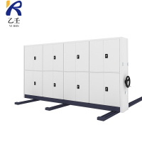 乙壬钢制档案架密集柜档案室密集架手摇式移动档案柜文件柜资料柜一列四组每立方单价