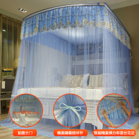 家柏饰(CORATED)可伸缩支架杆固定家用床上蚊帐1.8m1.5床2米1.2m免安装折叠文帐子