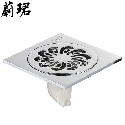 蔚珺全铜镀铬单用地漏通用型个 白色