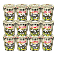 日清合味道鸡白汤风味 76g* 12杯装 方便面泡面速食浓汤杯面宵夜充饥