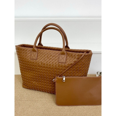 托特包包新款轻奢子母编织包气质大容量手提包日常通勤单肩包