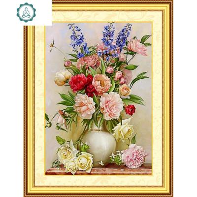 5d钻石画满钻餐厅牡丹花卉贴钻点钻十字绣钻石绣新款砖石画客厅封后钻石画-名贵牡丹70*90-满钻全贴-