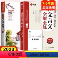 [全2册]文言文+古诗文 小学通用 [正版]2023新版初中必背古诗文138篇和文言文全解一本通人教版 古诗词译注与赏析